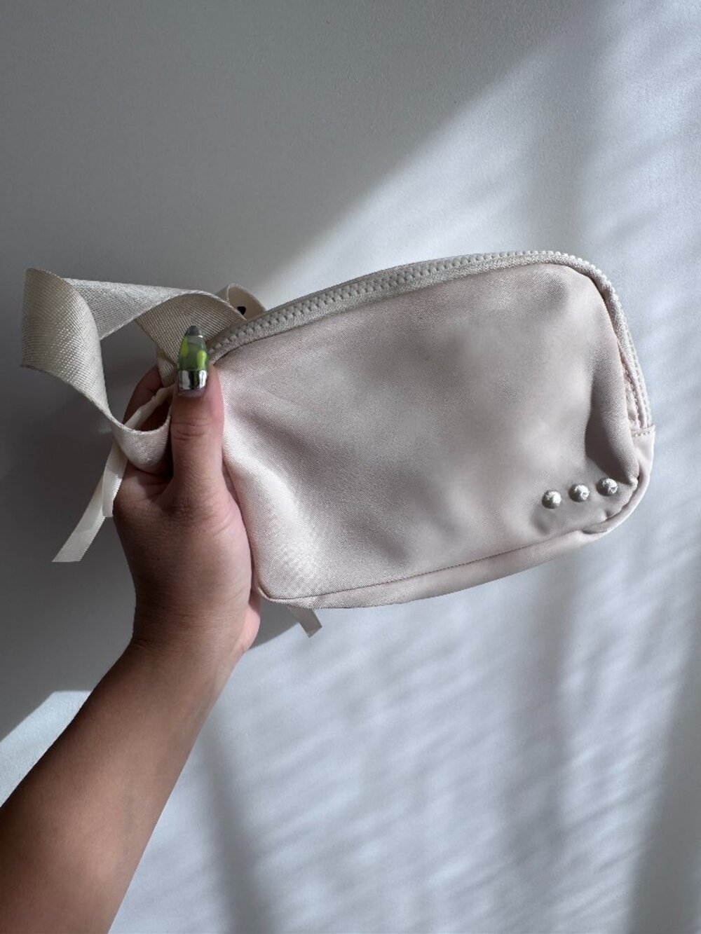 White PS Fanny Pack